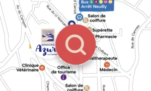 map mini residence seniors azur